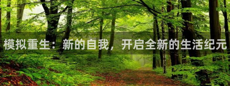 高德娱乐登录地址：模拟重生：新的自我，开启全新的生活纪元