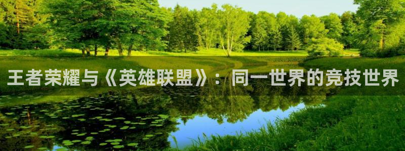 高德娱乐注册测速：王者荣耀与《英雄联盟》：同一世界的竞技世界